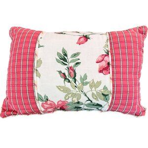 Gorgeous Pillow Expensive Materials PNK GRN WHT Decorative Lumbar Designer Touch